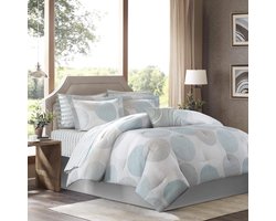 Dekbed Set - Beddengoed Set - Slaapkamer Inrichten - Microfiber Polyester - Queen 90x90 - Aqua