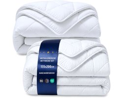 Dekbed zonder overtrek 135x200 cm – all-season Gewatteerd dekbedden naar bed wit warm licht Set: 2 X dekbed 135 x 200 cm Tweede keuze Oeko-Tex