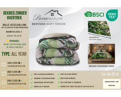 Dekbed Zonder Overtrek Jungle Jumina | Easy Dekbed Uni | 140x200/220cm + 1 Kussensloop 60x70cm