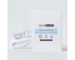 Dekbedbeschermer - Waterdichte hoes - Bed Hygiëne - Hypoallergeen Ademend - 135x200 cm - Wit