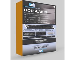 Dekbeddenwereld- hoeslaken- jersey- stretch- Lits- jumeaux- 180x200+30cm - geschikt voor boxspring- okergeel