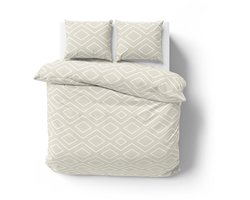Dekbedovertrek 100% Katoen Premium - 240 x 220cm - Renaux Beige