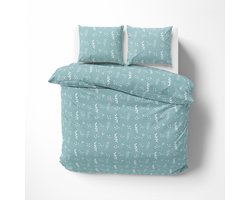 Dekbedovertrek 100% Katoen Premium - 240 x 260 cm - Extra breed - Bladje