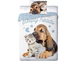 Dekbedovertrek 140 × 200 + 1 kussensloop Sleepy Heads