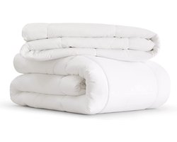 Dekbedovertrek 200x200 cm 4 seizoenen, Oeko-Test gecertificeerde ademende sprei, superzachte, gezellige dekbed