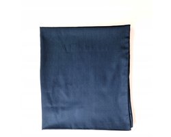 Dekbedovertrek 220x200 Katoen Satijn 300TC - Blu Marine