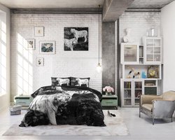 Dekbedovertrek 240x200/220 Tijgers Grijs