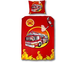 Dekbedovertrek Brandweerauto Vipack