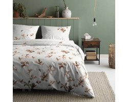 Dekbedovertrek Cinderella Gitta Terraflower Katoen-240 x 200 / 220 cm | Lits-Jumeaux