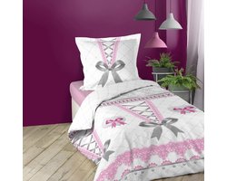 Dekbedovertrek Corset - 100% Katoen - 140x200cm