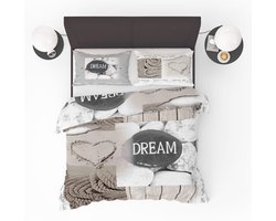 Dekbedovertrek Dream - 240x200/220cm + 2 kussenslopen - 100% Microperkal