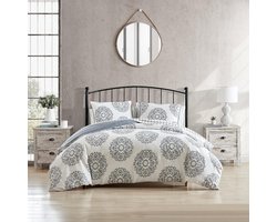 Dekbedovertrek Gevoel van een Stenen Huis, Vol/Queen, Grijs