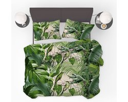 Dekbedovertrek Jungle Jumina - 240x200/220cm + 2 kussenslopen - 100% Microperkal