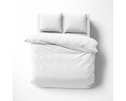 Dekbedovertrek Katoen - Uni Wit 240x220/240cm - Nice Dreams