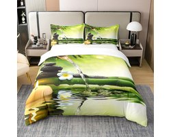 Dekbedovertrek Katoen Zen Stenen & Natuur Thema - Rustgevend Slaapkamerdecor