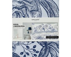 Dekbedovertrek Microvezel 220x200 cm - Blauw met 2 Kussenslopen