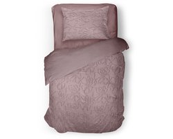 Dekbedovertrek Microvezel Tufted Bloom Blush - 140x200/220cm - Mauve