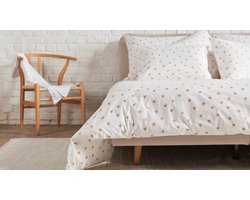Dekbedovertrek passion home linen golden hearts