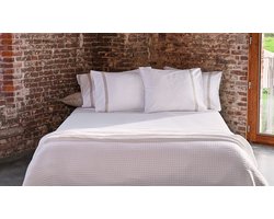 Dekbedovertrek passion home linen ribbon flax