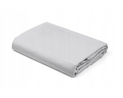 Dekbedovertrek Satin 120x200 Zilver Effen Pure - Zacht & Glanzend