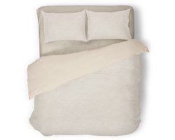 Dekbedovertrek Teddy Pluche - Ivory - Dekbedovertrek 200x200/220cm - 100% Teddy Pluche - Tweepersoons dekbedovertrekken - 200x220cm - Teddy Dekbedovertrek - Fluffy Dekbedovertrek - Effen Dekbedovertrek