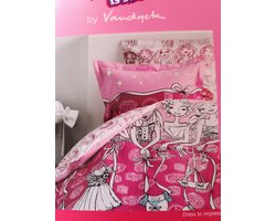 Dekbedovertrek Vandyck My life is sweet - katoen - 140 x 200/220 - 1-persoons dekbedovertrek met 1 kussensloop 60x70
