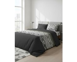 Dekbedovertrek Zara Grijs 140x200/220cm