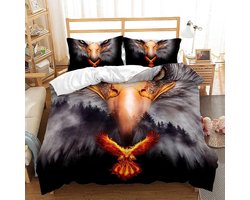 Dekbedovertrekset Dieren - Beddengoed Set - Slaapkamer Decoratie - 100% Microvezel - 220x240 cm - Cartoon Print