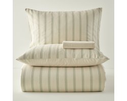 Dekbedovertrekset van 100% katoen gestreept (200x220 cm)