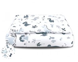 Dekbedset met Print Ballerina Roze 135x100 cm + Kussen 40x60 cm