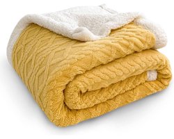 Deken 100 x 150 cm deken grijze deken als bankdeken zachte warme bank deken bank deken pluizige woondeken slaapdeken