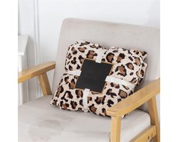 Dekens voor Winter Luxe Fleece Gooi Super Zachte Warme Deken Pluizige Gezellige Quilts voor Grote Banken Bedden Fauteuils Banken Reizen (70x100,Leopard)
