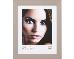 Deknudt Frames Basic, breed taupe, hout fotomaat 70x100 cm