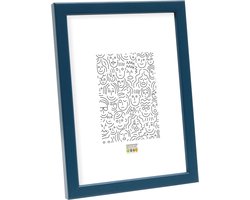 Deknudt Frames fotolijst - Blauw - Smal - S41JL6 - Voor foto: 10x15 cm