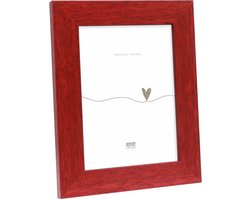 Deknudt Frames fotolijst S226K4 - rood - hout - breed - 10x15 cm