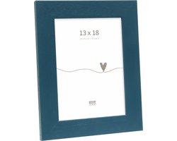 Deknudt Frames fotolijst S226K6 - blauw - hout - breed - 13x18 cm