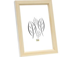 Deknudt Frames fotolijst S233H1 - naturel/wit - voor foto: 24x30 cm
