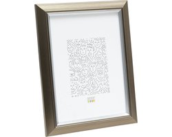 Deknudt Frames fotolijst S42JD1 - zilverkleur met biesje - 18x24 cm