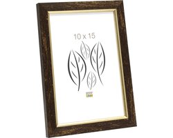 Deknudt Frames fotolijst S46AA3 - goudkleur met biesje - foto 10x15 cm