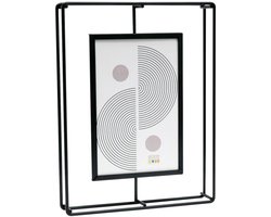 Deknudt Frames fotolijst S68PD2 - zwart metaal - vintage - foto 10x15
