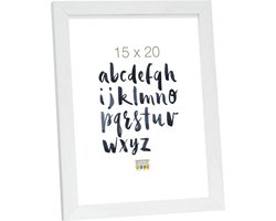 Deknudt Frames Fotolijst - Wit - S44CF1 - Voor foto: 15x20 cm
