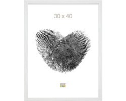 Deknudt Frames Fotolijst - Wit - S44CF1 - Voor foto: 30x40 cm