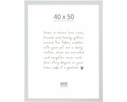 Deknudt Frames Fotolijst - Zilver - S44CD1 - Voor foto: 40x50 cm