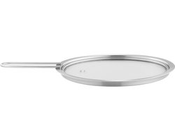 Deksel - Ø 20 cm - RVS en Glas - Eva Trio