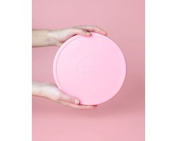 Deksel - Roze - Raspplaat - Herbruikbare siliconen deksel voor rasp bord - bordjes - BPA- vrij