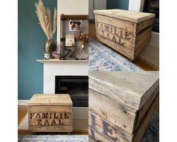 DEKSEL voor Houten Kist / Fruitkist / Krat |  51,5 cm (l) x 40 cm (b) x 3 cm (h) | LiefsLabel | Let op! Exclusief kist