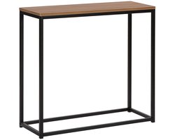 DELANO - Consoletafel - Donkere houtkleur - MDF