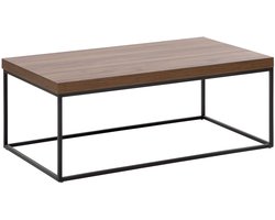 DELANO - Salontafel - Donkere houtkleur - MDF