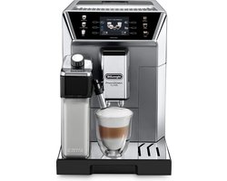 DELONGHI 0132217051 Espressomolen PrimaDonna Class - Tank 2L - 2 gelijktijdige kopjes - Bonenreservoir 400 gr - Metaal en zwart