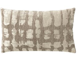 DELPHINE | sierkussen 30x50 cm | Doeskin | bruin | Hoii